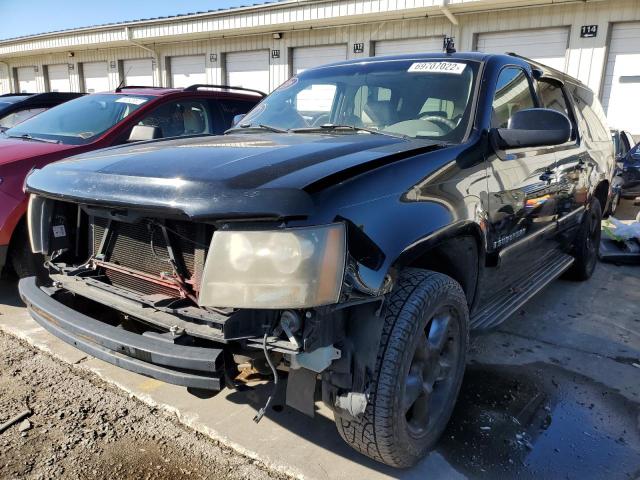 3GNFC16077G154989 - 2007 CHEVROLET SUBURBAN C1500 BLACK photo 1