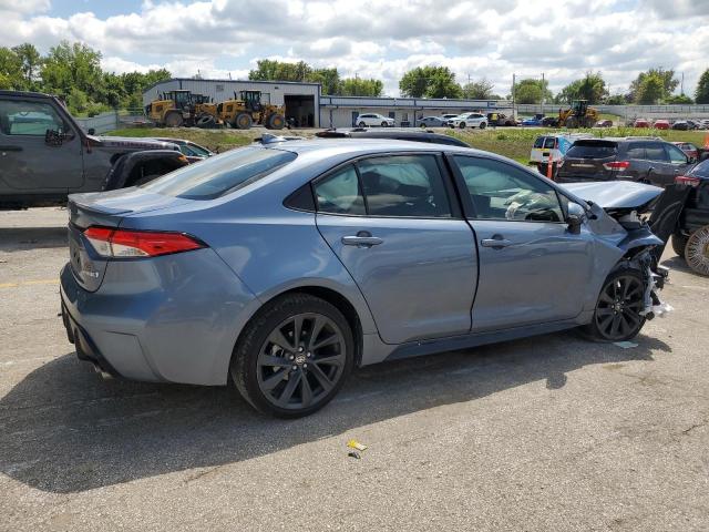 JTDBCMFE3R3053104 - 2024 TOYOTA COROLLA LE 蓝色 照片 3