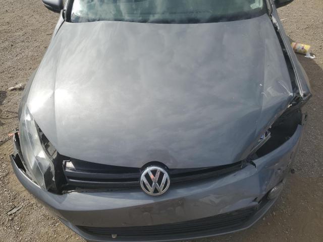 WVWDM7AJ4EW001632 - 2014 VOLKSWAGEN GOLF GRAY photo 11