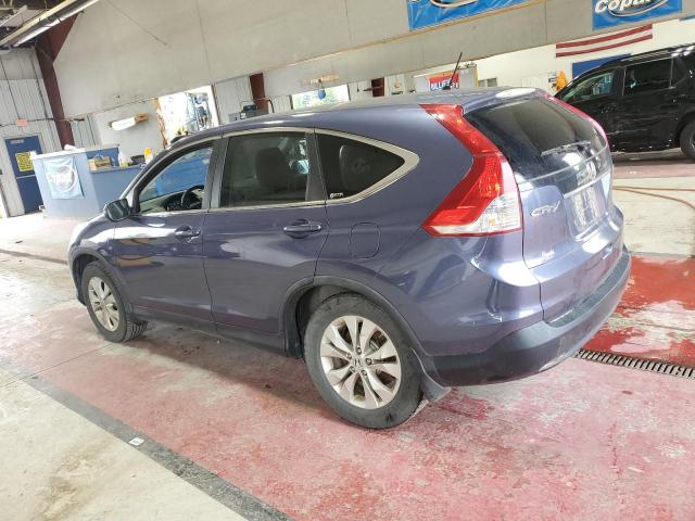5J6RM4H5XCL078978 - 2012 HONDA CR-V EX BLUE photo 2