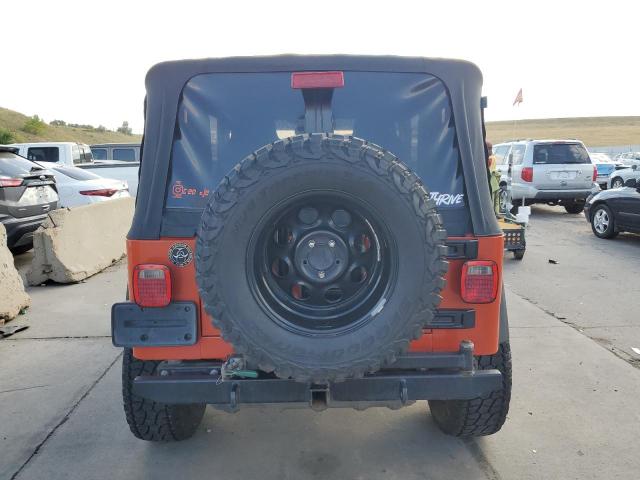 1J4FA49S06P746476 - 2006 JEEP WRANGLER / SPORT ORANGE photo 6