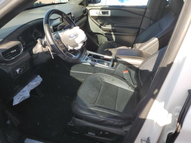 1FMSK8FHXLGA63287 - 2020 FORD EXPLORER LIMITED WHITE photo 7