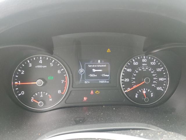 5XXGT4L38JG210185 - 2018 KIA OPTIMA LX ნაცრისფერი ფოტო 9