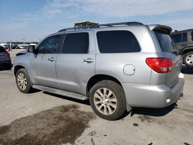 5TDKY5G13BS035077 - 2011 TOYOTA SEQUOIA LIMITED SILVER photo 2