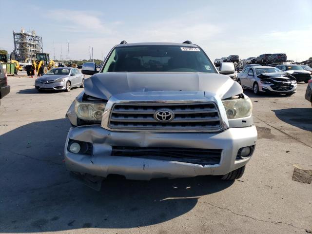 5TDKY5G13BS035077 - 2011 TOYOTA SEQUOIA LIMITED SILVER photo 5