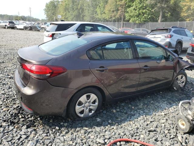 3KPFK4A75HE104509 - 2017 KIA FORTE LX GRAY photo 3