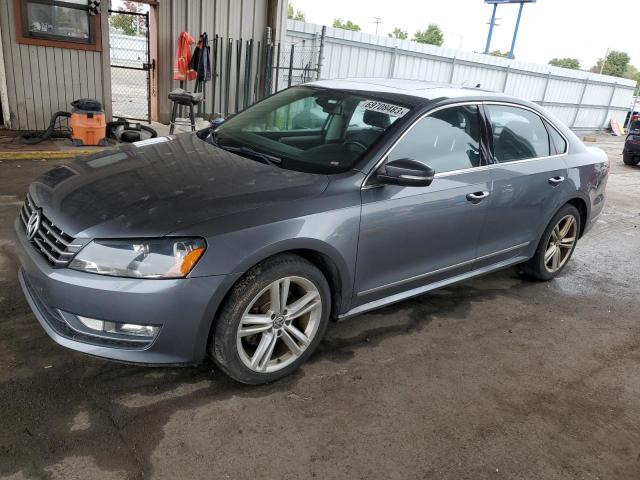 1VWBN7A30EC065767 - 2014 VOLKSWAGEN PASSAT SE GRAY photo 1