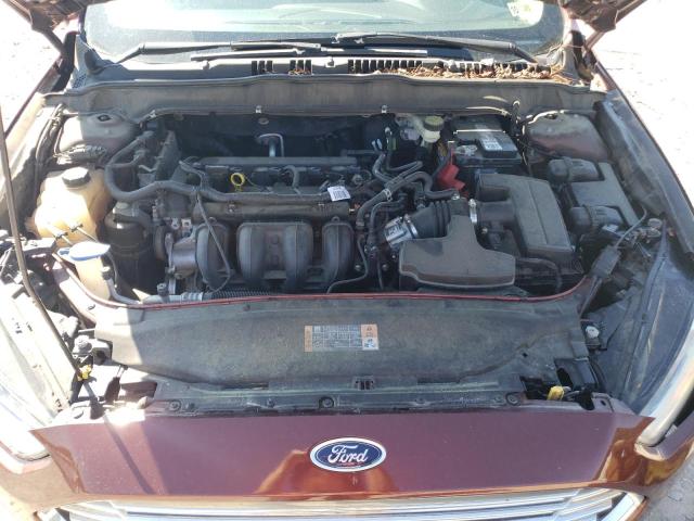 3FA6P0H77FR202372 - 2015 FORD FUSION SE BURGUNDY photo 11