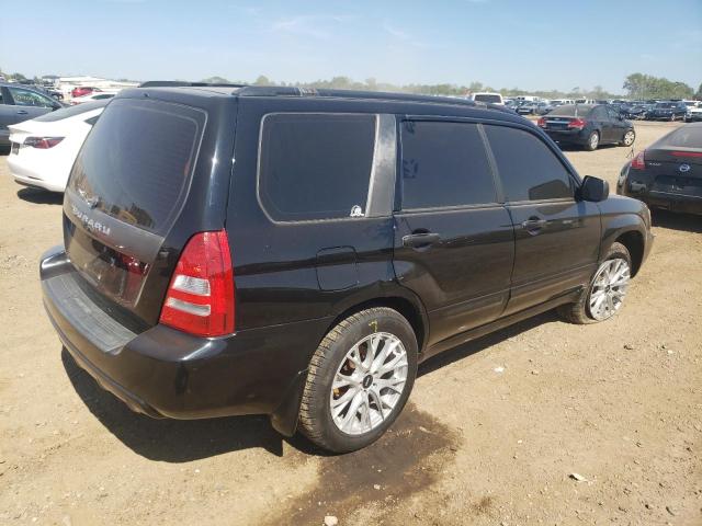 JF1SG65635H715177 - 2005 SUBARU FORESTER 2.5XS შავი ფოტო 3