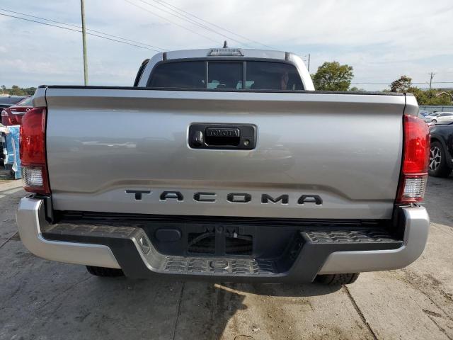 5TFAX5GNXLX185555 - 2020 TOYOTA TACOMA DOUBLE CAB SILVER photo 6