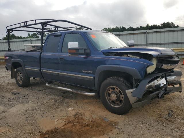 1GCHK29UX2E235722 - 2002 CHEVROLET SILVERADO K2500 HEAVY DUTY BLUE photo 4