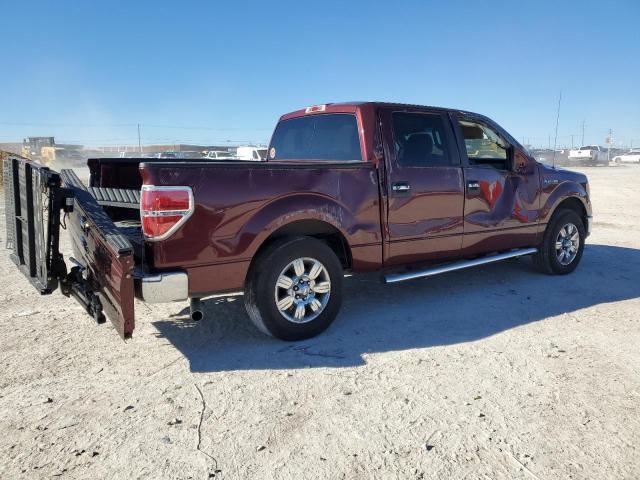 1FTEW1C85AFC77608 - 2010 FORD F150 SUPERCREW BURGUNDY photo 3