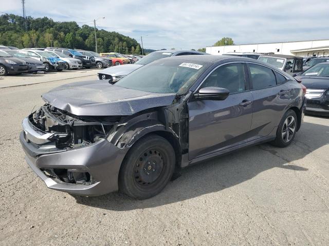 19XFC2F69KE042086 - 2019 HONDA CIVIC LX GRAY photo 1