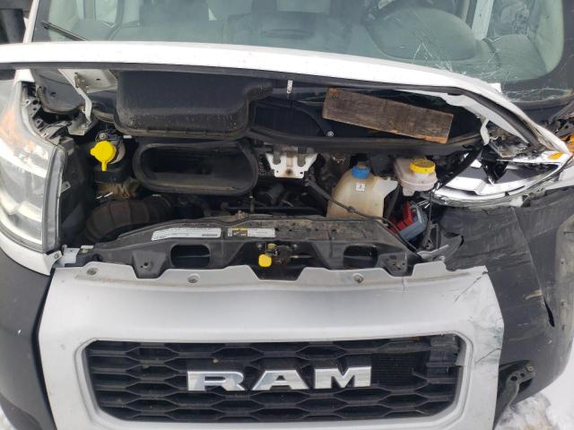 3C6TRVDG8KE500979 - 2019 RAM PROMASTER 2500 HIGH Ақ фото 12