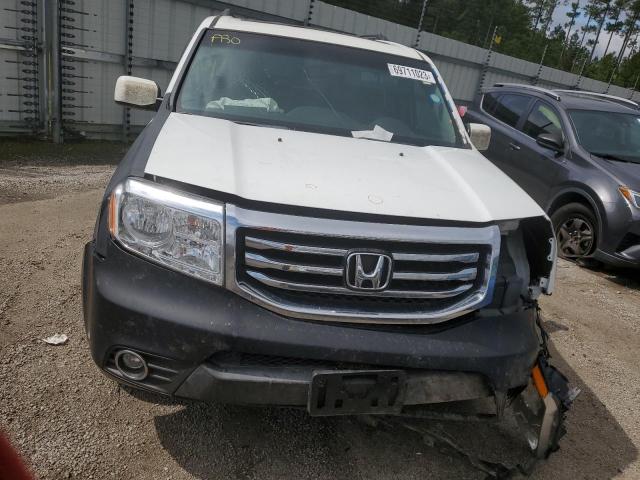 5FNYF3H70EB024375 - 2014 HONDA PILOT EXLN WHITE photo 5