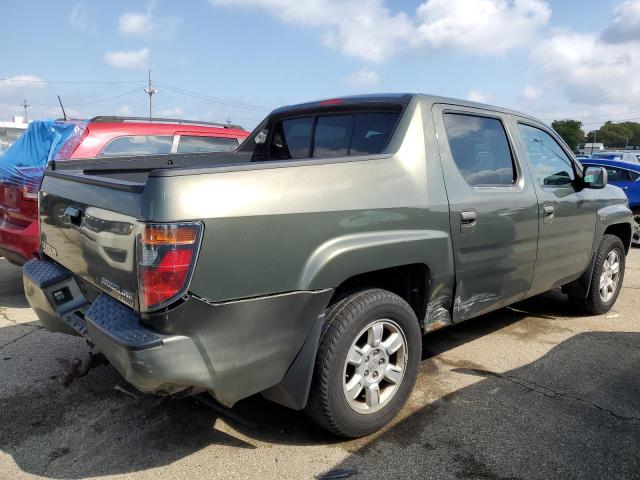 2HJYK16586H563190 - 2006 HONDA RIDGELINE RTL GREEN photo 3