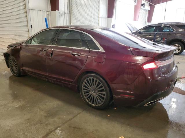 3LN6L5E95HR649760 - 2017 LINCOLN MKZ RESERVE MAROON photo 2