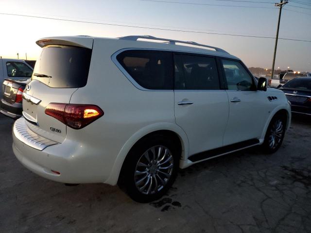 JN8AZ2NE6F9080049 - 2015 INFINITI QX80 WHITE photo 3