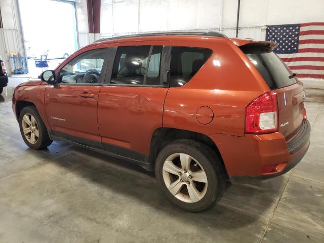 1C4NJDBB4CD676134 - 2012 JEEP COMPASS SPORT ORANGE photo 2