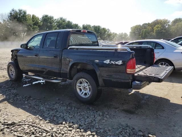 1D7HG38X03S226278 - 2003 DODGE DAKOTA QUAD SPORT BLACK photo 2