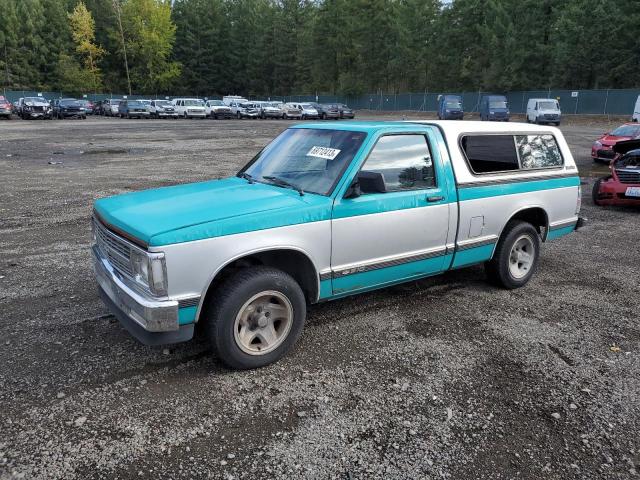 1GCCS14Z4N2142515 - 1992 CHEVROLET S TRUCK S10 BLUE photo 1