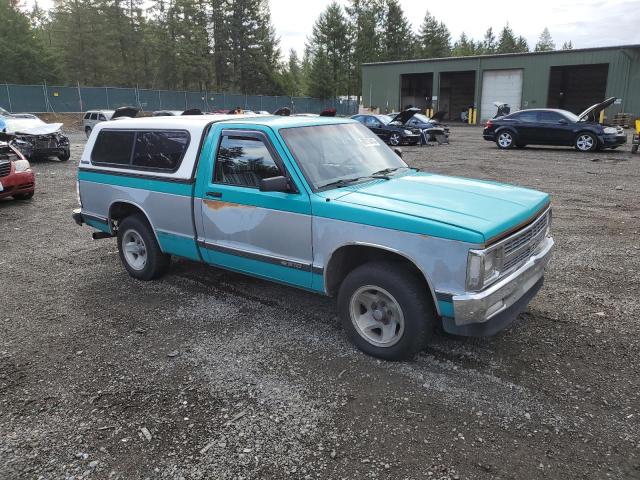 1GCCS14Z4N2142515 - 1992 CHEVROLET S TRUCK S10 BLUE photo 4