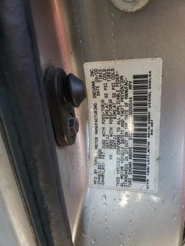 5TDBT48A11S000544 - 2001 TOYOTA SEQUOIA LIMITED GRAY photo 12