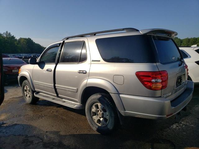 5TDBT48A11S000544 - 2001 TOYOTA SEQUOIA LIMITED GRAY photo 2