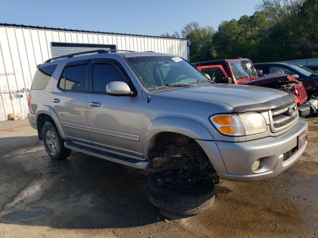 5TDBT48A11S000544 - 2001 TOYOTA SEQUOIA LIMITED GRAY photo 4