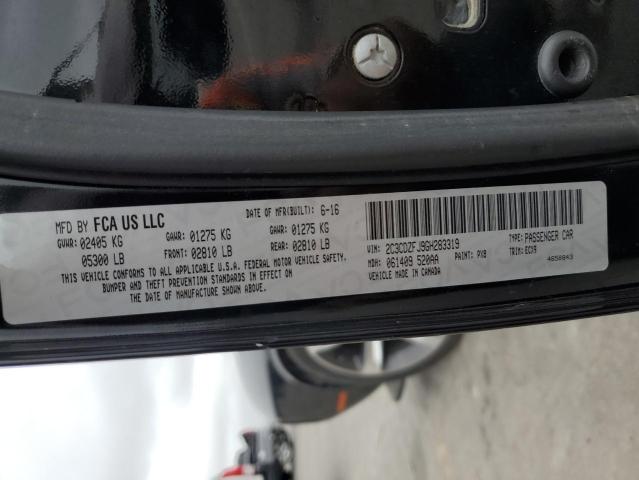 2C3CDZFJ9GH283319 - 2016 DODGE CHALLENGER R/T SCAT PACK BLACK photo 12