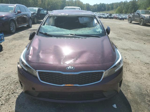 3KPFK4A73HE153174 - 2017 KIA FORTE LX MAROON photo 5