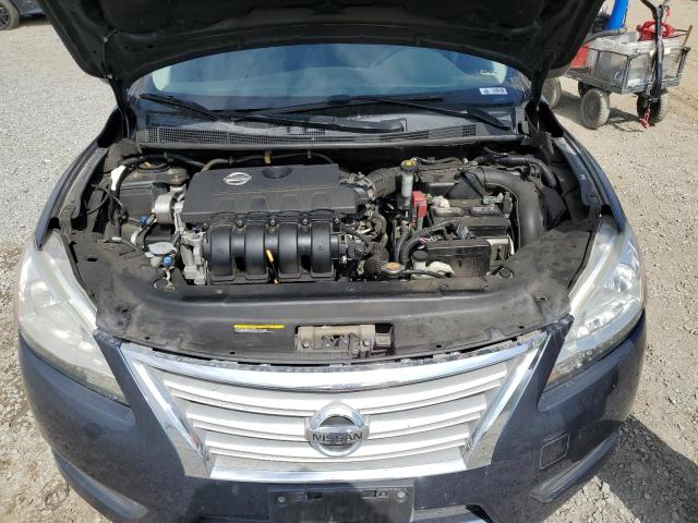 1N4AB7AP4EN855240 - 2014 NISSAN SENTRA S BLUE photo 11