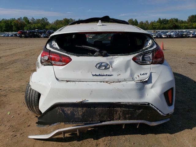 KMHTH6AB0KU013864 - 2019 HYUNDAI VELOSTER TURBO WHITE photo 6