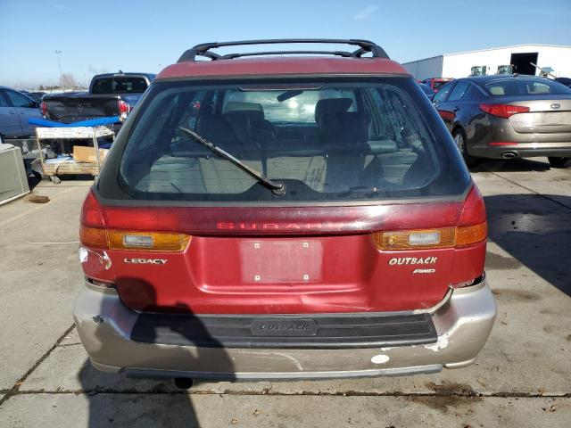 4S3BG6850W7652544 - 1998 SUBARU LEGACY 30TH ANNIVERSARY OUTBACK BURGUNDY photo 6