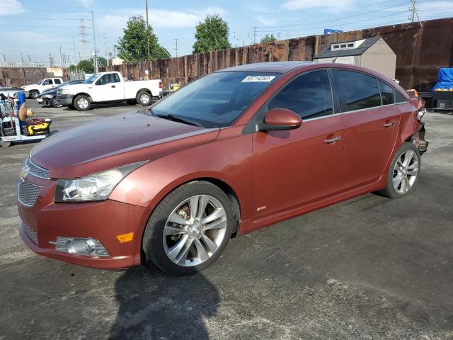 1G1PG5SB4D7106723 - 2013 CHEVROLET CRUZE LTZ BROWN photo 1