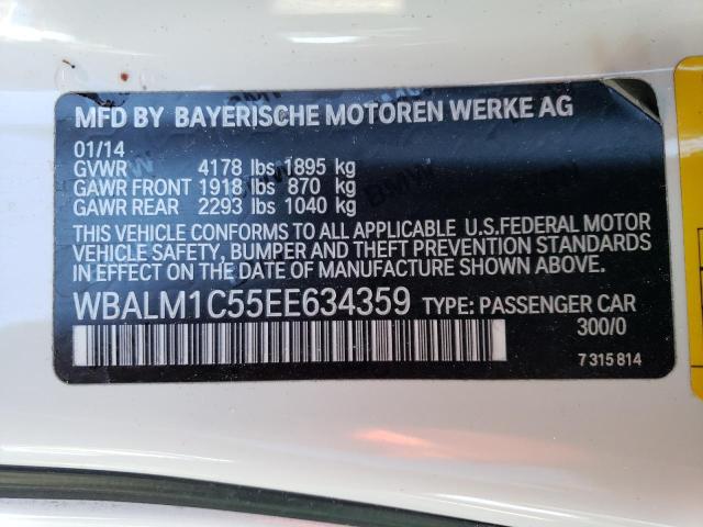 WBALM1C55EE634359 - 2014 BMW Z4 SDRIVE35IS 白色 照片 12