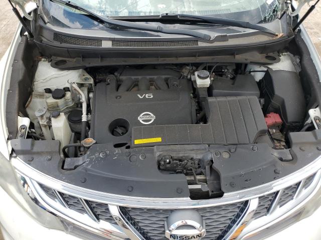 JN8AZ1MU5EW404255 - 2014 NISSAN MURANO S WHITE photo 12