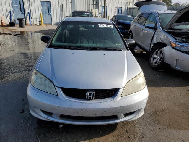 1HGEM22115L020874 - 2005 HONDA CIVIC DX VP Gümüş foto 5