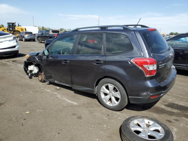 JF2SJAEC5EH558922 - 2014 SUBARU FORESTER 2.5I PREMIUM GRAY photo 2