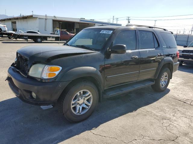 5TDZT38A03S142654 - 2003 TOYOTA SEQUOIA LIMITED BLACK photo 1