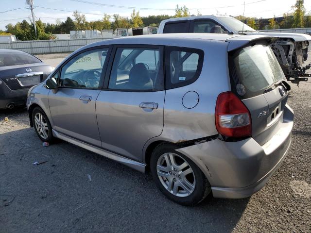 JHMGD37687S049460 - 2007 HONDA FIT S ვერცხლისფერი ფოტო 2
