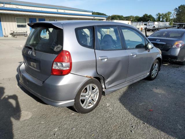 JHMGD37687S049460 - 2007 HONDA FIT S ვერცხლისფერი ფოტო 3