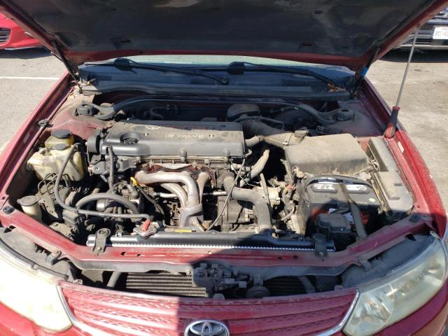 2T1CE22PX3C021307 - 2003 TOYOTA CAMRY SOLA SE RED photo 11