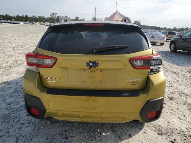 JF2GTABC8MH361522 - 2021 SUBARU CROSSTREK YELLOW photo 6