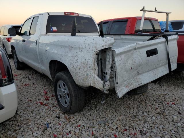 5TFUM5F15KX083907 - 2019 TOYOTA TUNDRA DOUBLE CAB SR/SR5 WHITE photo 2