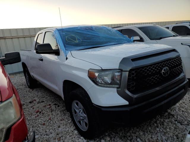 5TFUM5F15KX083907 - 2019 TOYOTA TUNDRA DOUBLE CAB SR/SR5 WHITE photo 4