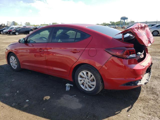 5NPD74LF2KH494386 - 2019 HYUNDAI ELANTRA SE RED photo 2