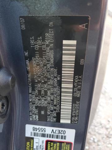 5TDZK23CX8S108377 - 2008 TOYOTA SIENNA CE GRAY photo 13