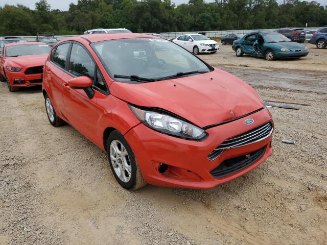 3FADP4EJXEM151797 - 2014 FORD FIESTA SE RED photo 4