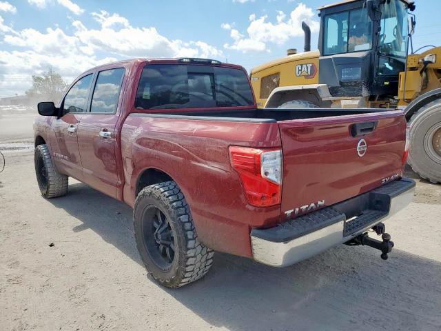 1N6AA1EJ2JN521506 - 2018 NISSAN TITAN S RED photo 9